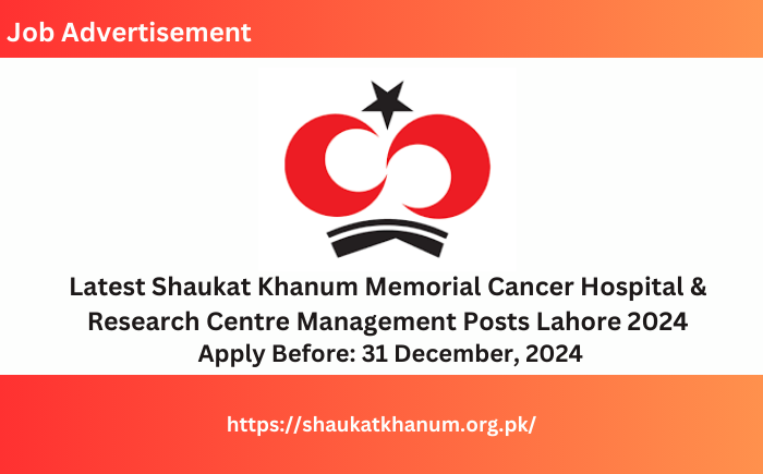 Latest Jobs Announcement At Shaukat Khanum Hospital Lahore